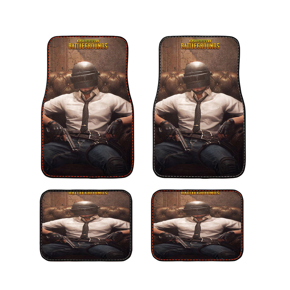 Pubg Helmet Guy Car Floor Mats Accessories