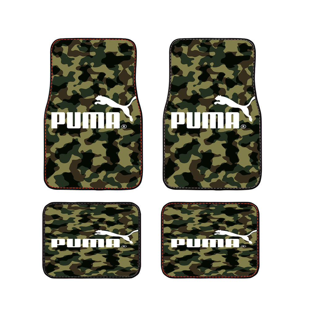 Puma Army Camouflage Car Floor Mats Accessories