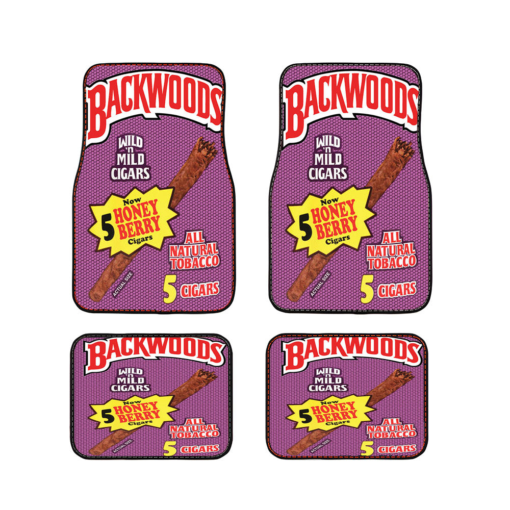 Purple Backwoods Honey Berry Tobacco Car Floor Mats Accessories