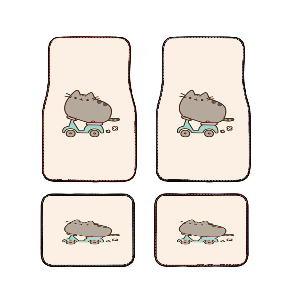 Pusheen Cat Car Floor Mats Accessories