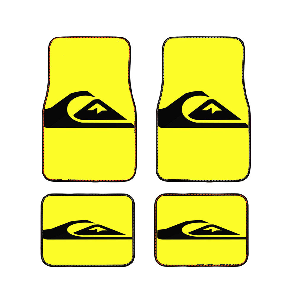 Quiksilver Yellow Car Floor Mats Accessories