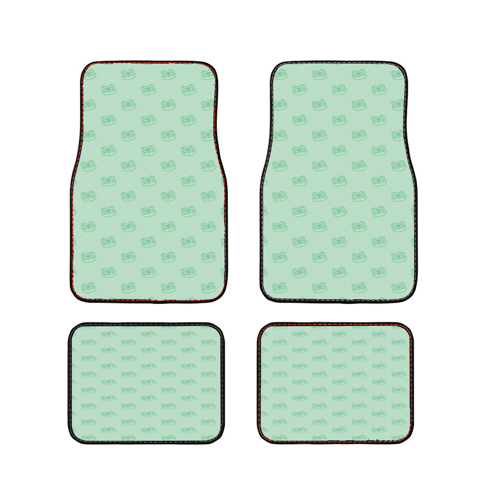 Raccoon Animal Crossing Car Floor Mats Accessories