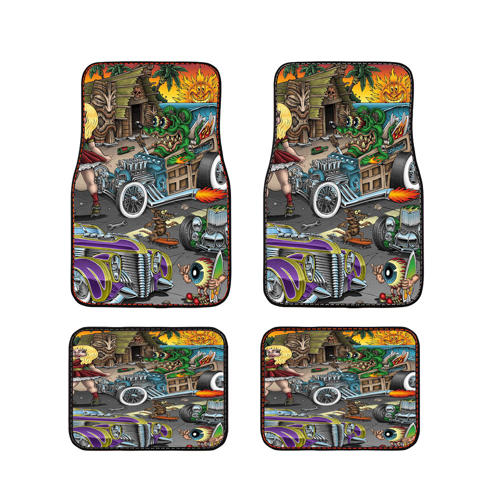 Rat Fink Speedless Car Floor Mats Accessories
