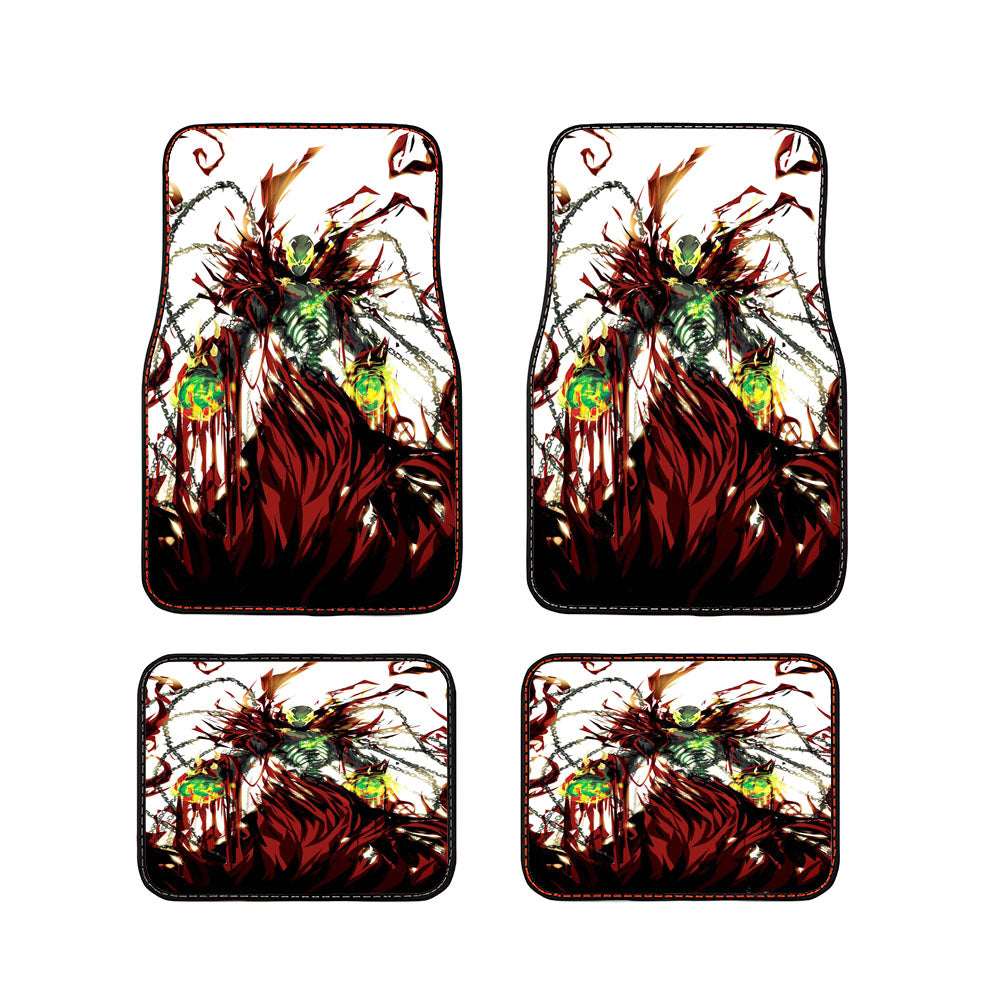 Red Spawn Artwork Car Floor Mats Accessories