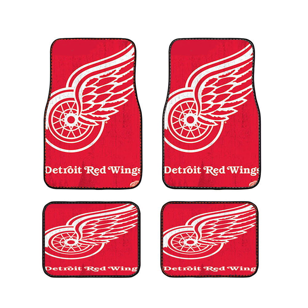Red Wings Logo Car Floor Mats Accessories