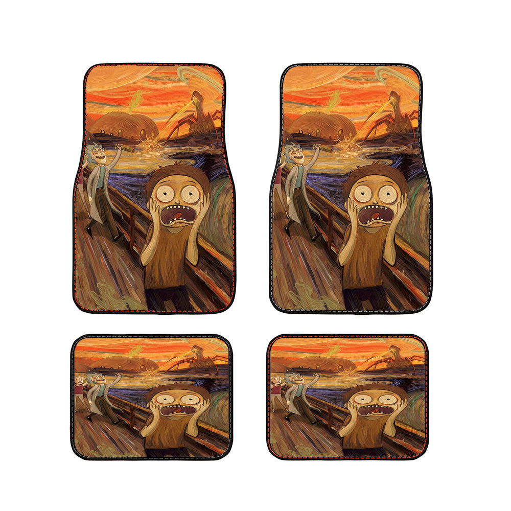 Rick And Morty Scream Car Floor Mats Accessories
