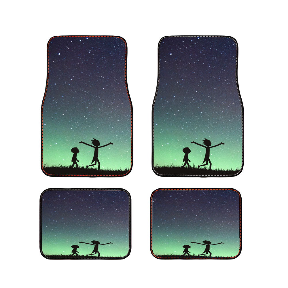 Rick And Morty Space Nebula Car Floor Mats Accessories