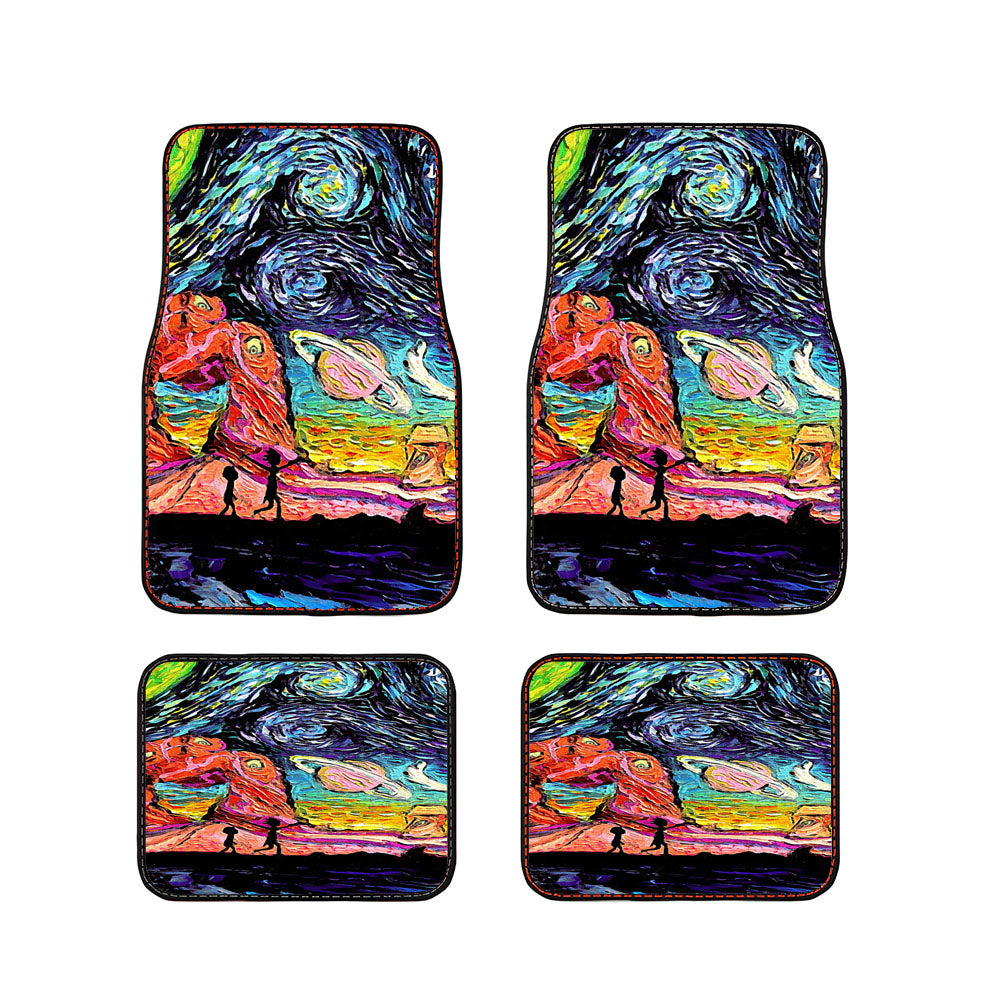 Rick And Morty Starry Night Car Floor Mats Accessories