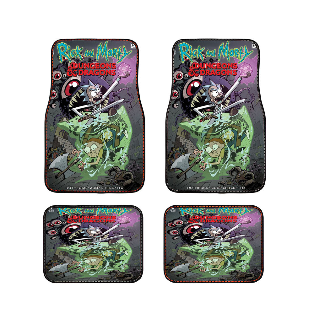 Rick And Morty Vs Dungeons Dragons Car Floor Mats Accessories