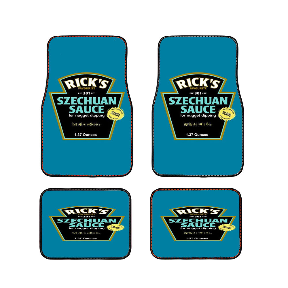 Rick Favourite Szechuan Sauce Nugget Dipping Car Floor Mats Accessories