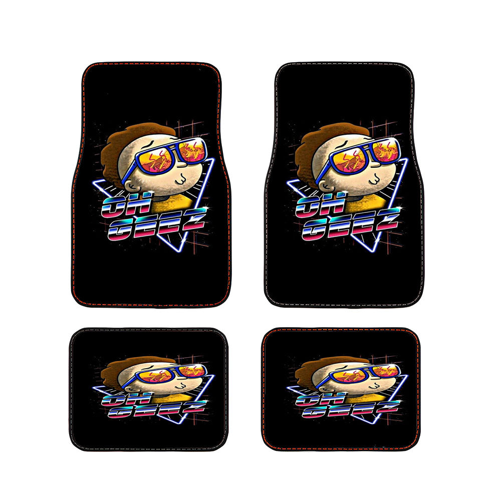 Rick Morty Oh Geez Car Floor Mats Accessories