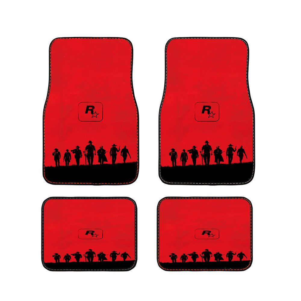 Rockstar Warehouse Red Dead Redemption Car Floor Mats Accessories