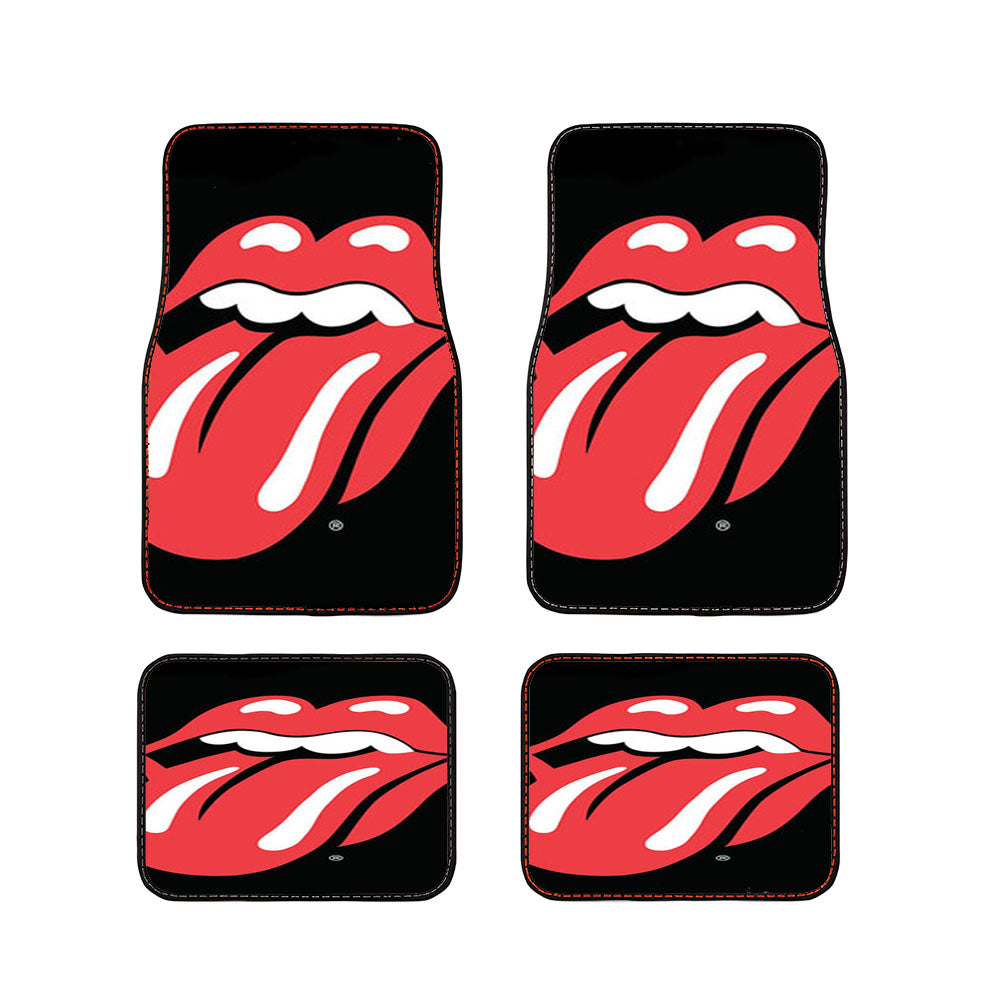 Rolling Stone Tongue Coaster Car Floor Mats Accessories