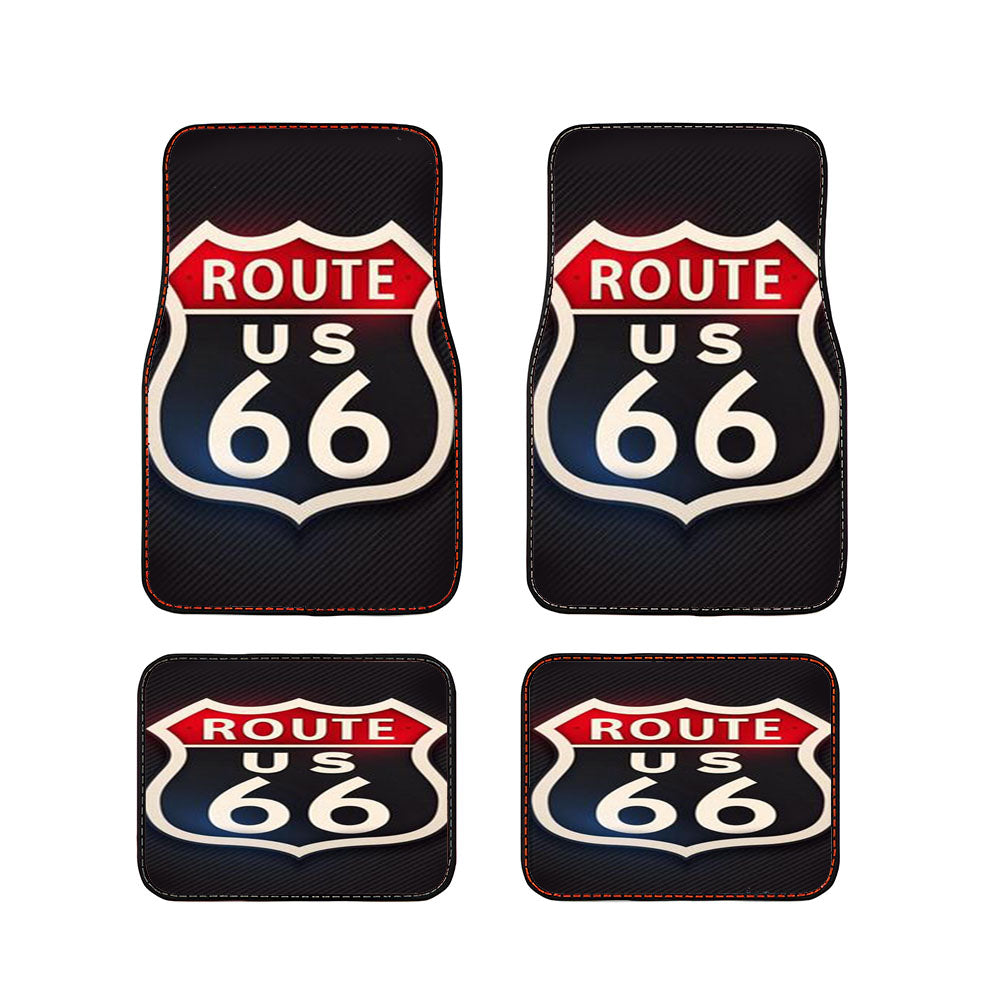 Route 66 Way Car Floor Mats Accessories