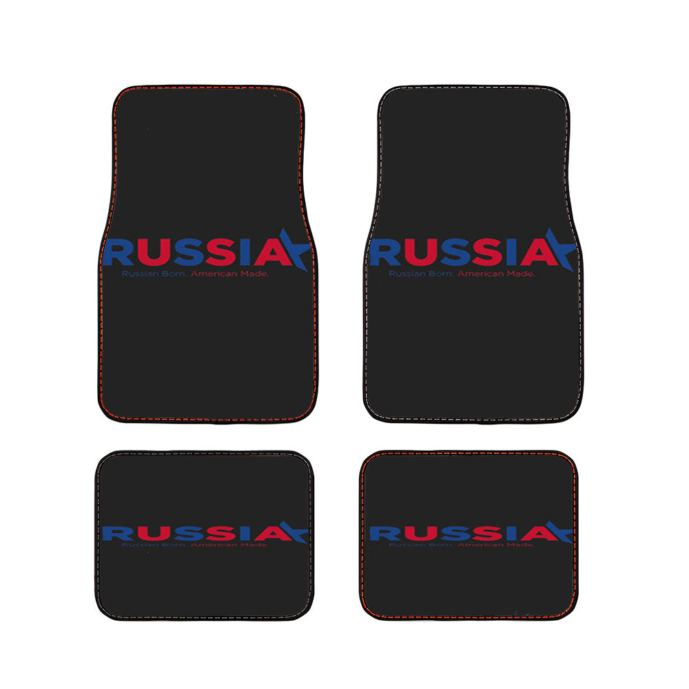 Russia Logo Dark Grey Car Floor Mats Accessories