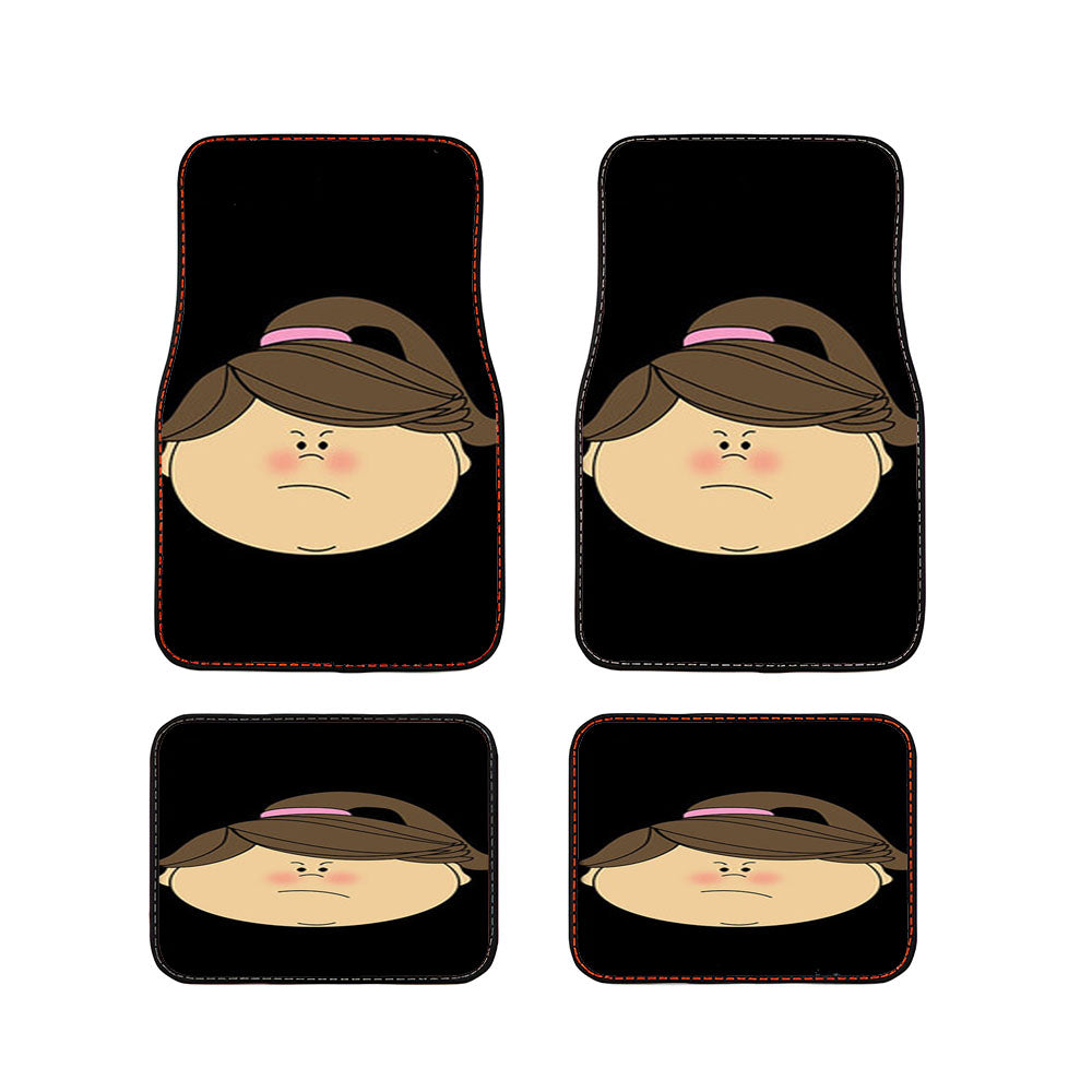 Sad Girl Clip Art Car Floor Mats Accessories