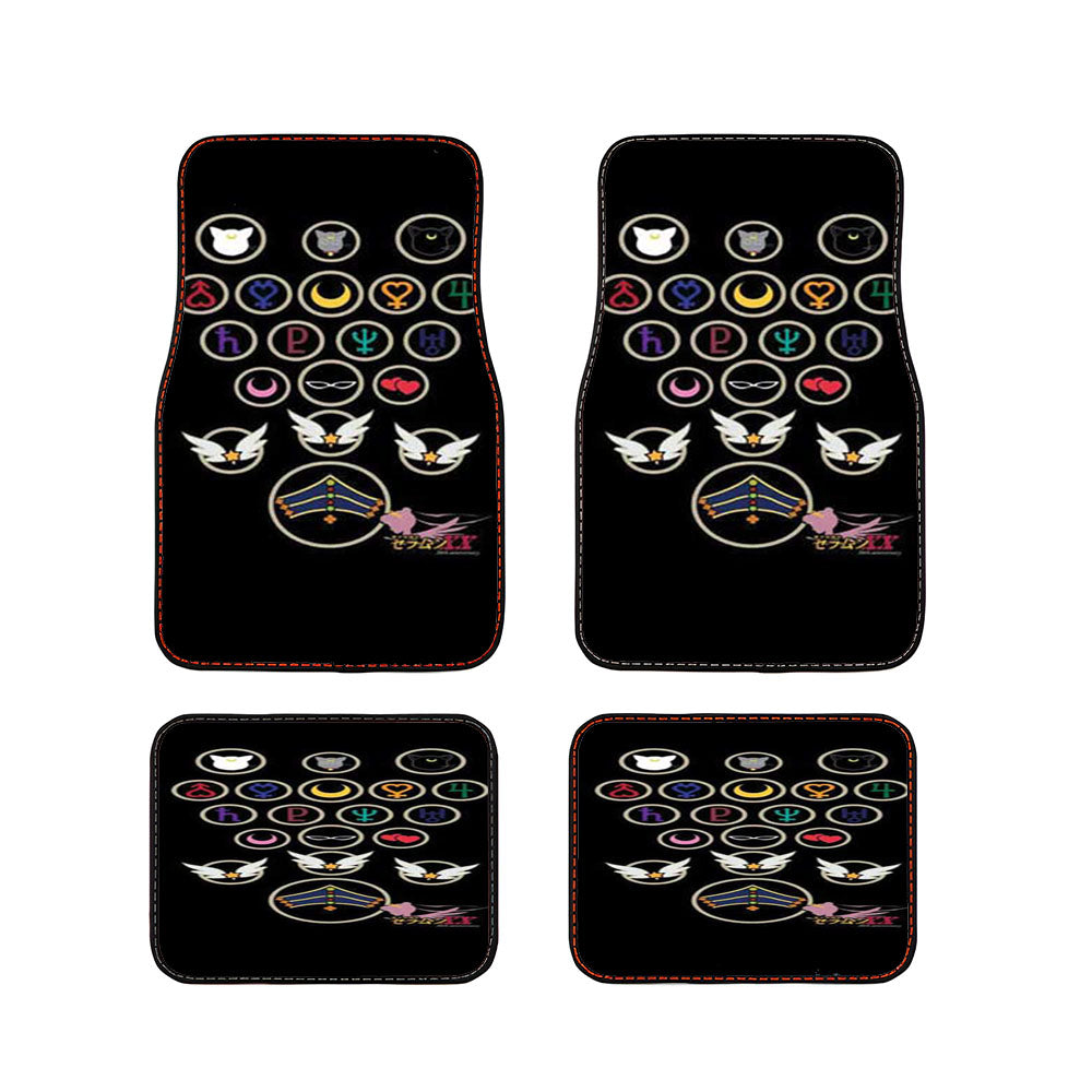 Sailor Moon Circles Car Floor Mats Accessories