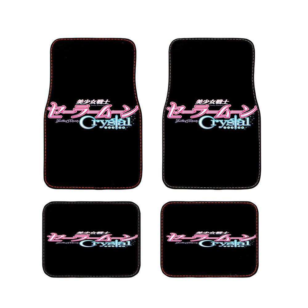Sailor Moon Crystal Logo Car Floor Mats Accessories