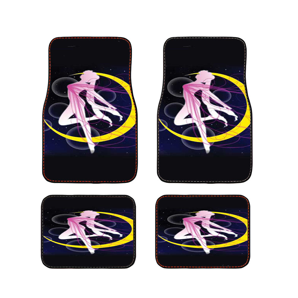 Sailor Moon Pink Tendrils Car Floor Mats Accessories