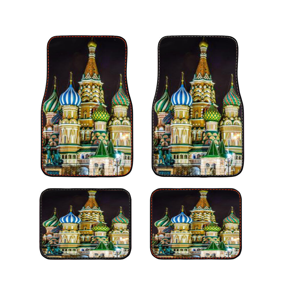 Saint Basils Cathedral Moscow Russia L Car Floor Mats Accessories