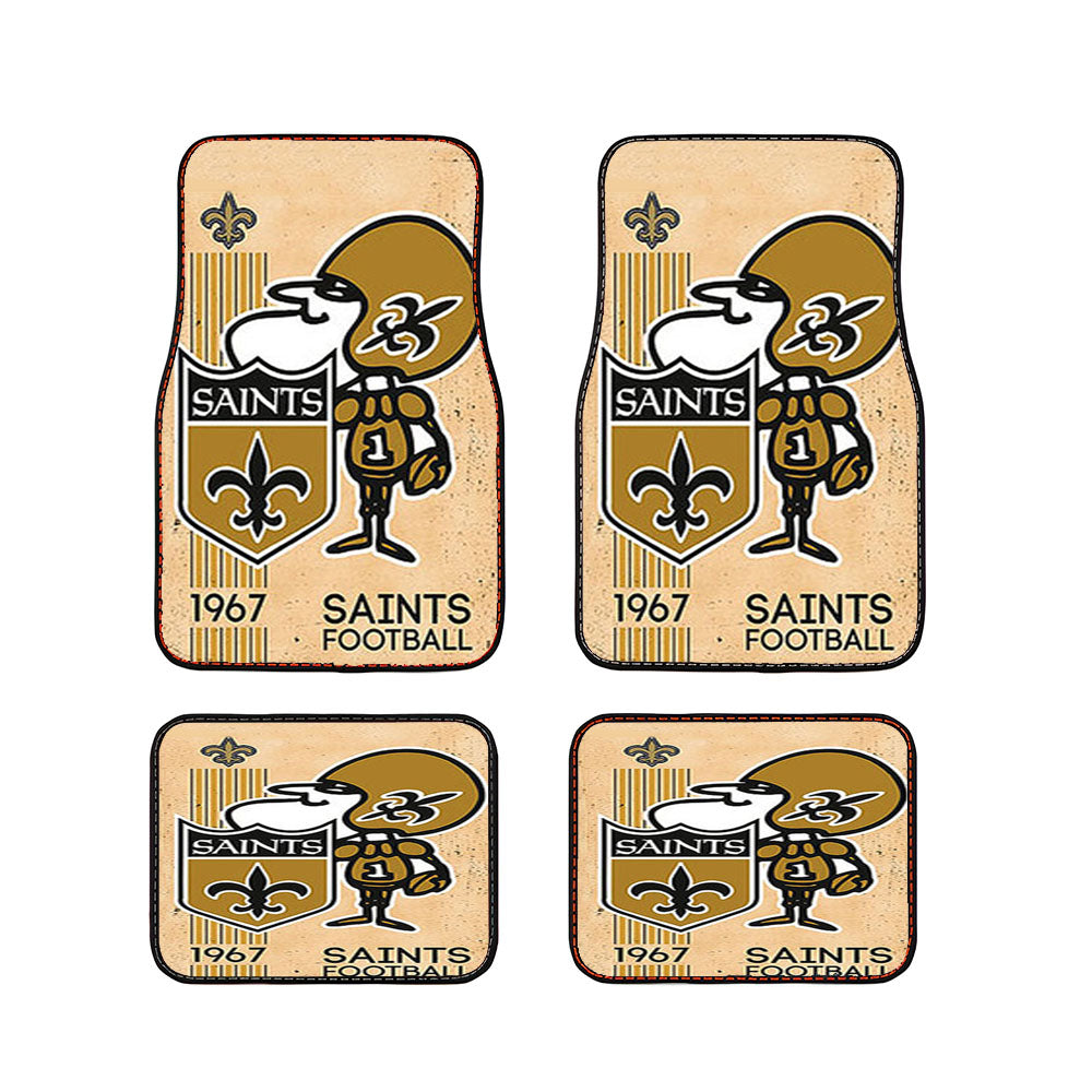 Saints Football Logo Car Floor Mats Accessories