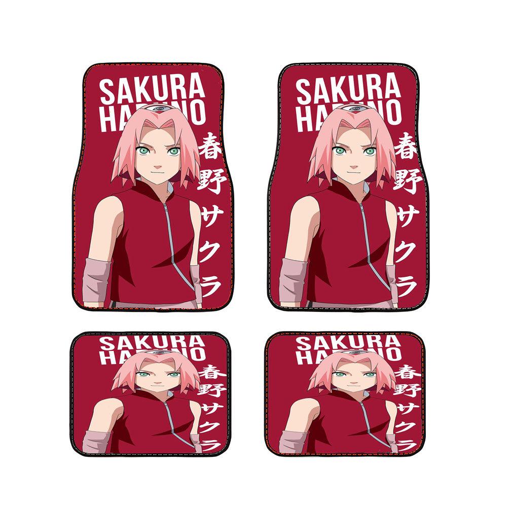 Sakura Haruno Anime Car Floor Mats Accessories