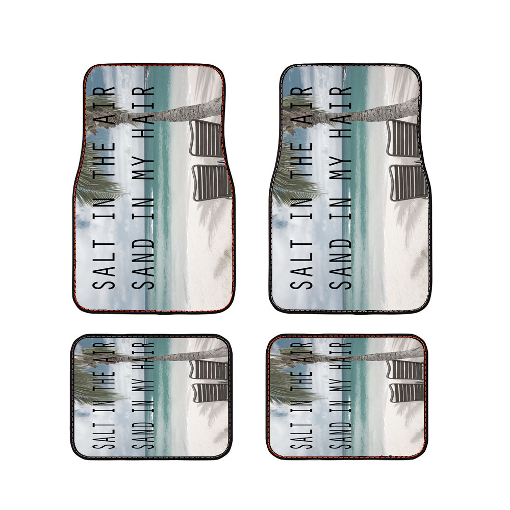 Salt In The Air Sand In My Hair Car Floor Mats Accessories