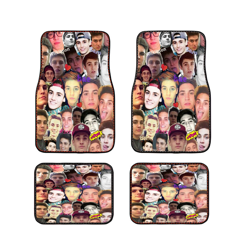 Sam Wilkinson Collage Car Floor Mats Accessories