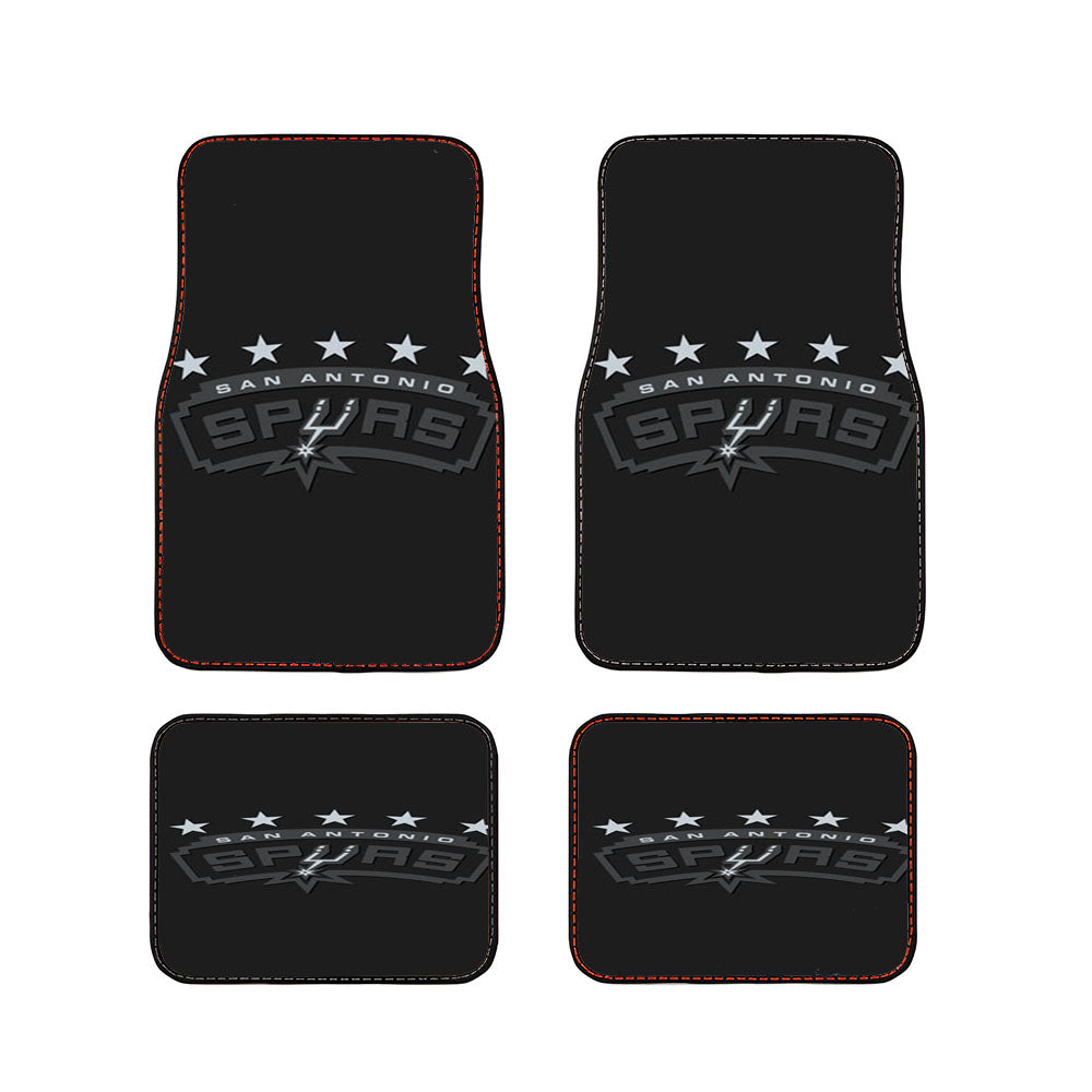 San Antonio Spurs Black Car Floor Mats Accessories