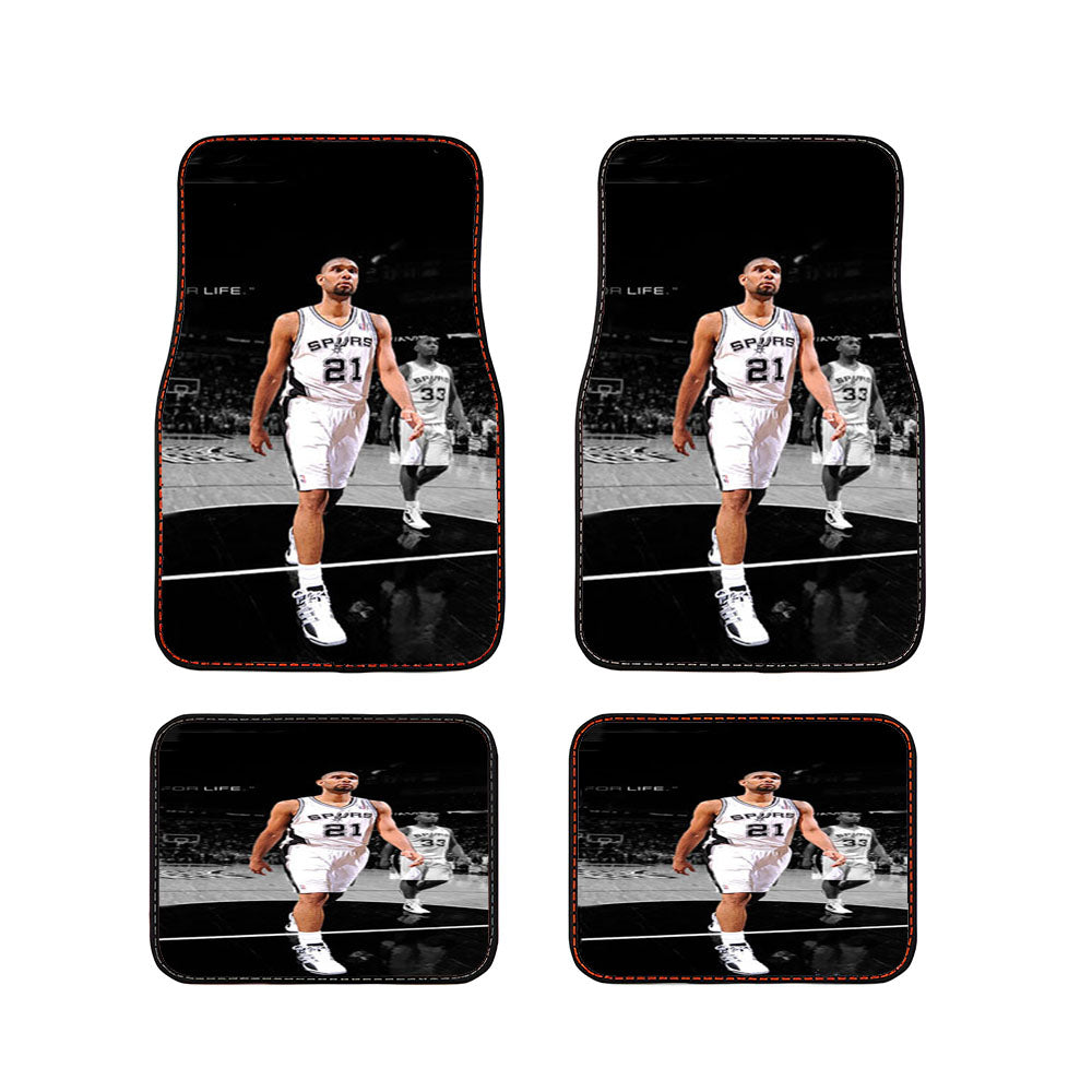 San Antonio Spurs Duncan Car Floor Mats Accessories