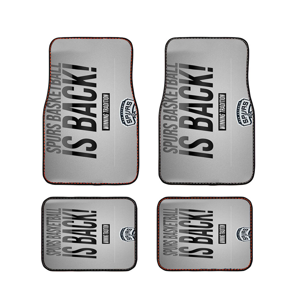 San Antonio Spurs Is Back Car Floor Mats Accessories