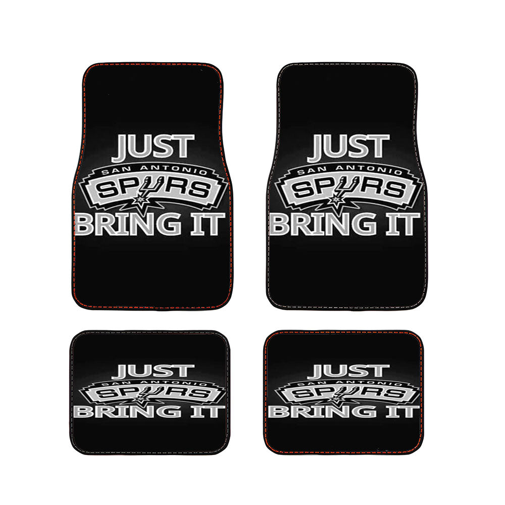 San Antonio Spurs Just Bring It Car Floor Mats Accessories