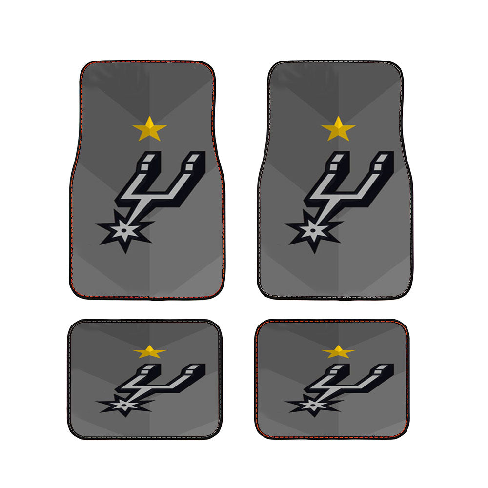 San Antonio Spurs Stars Car Floor Mats Accessories