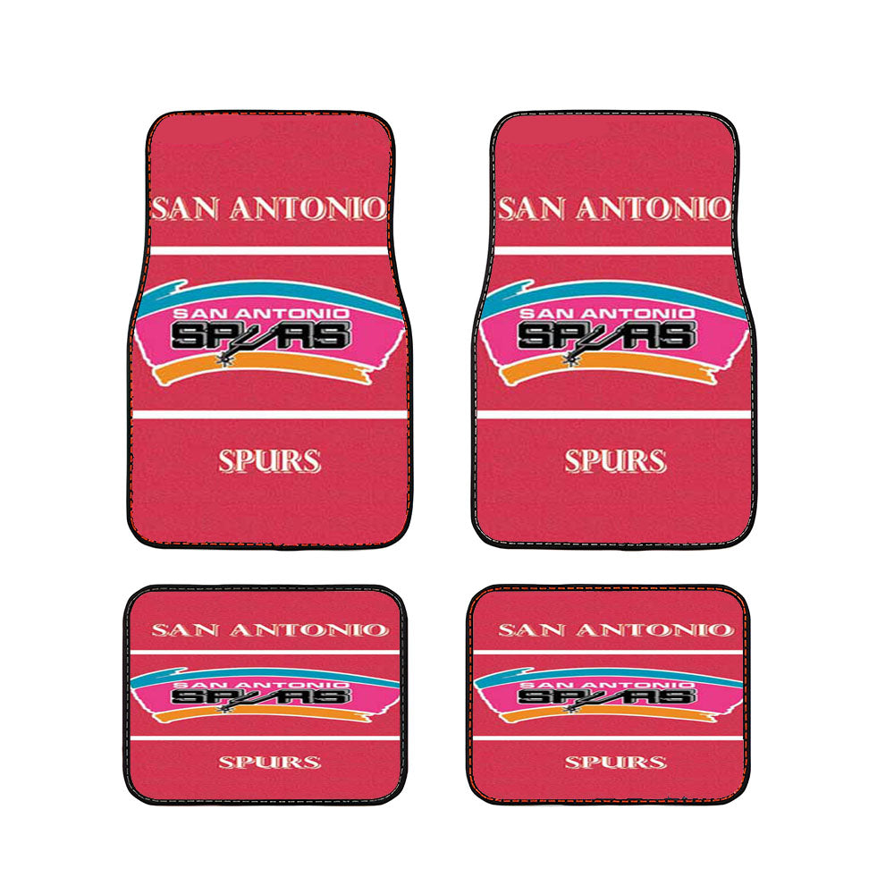 San Antonio Spurs Swatch Car Floor Mats Accessories