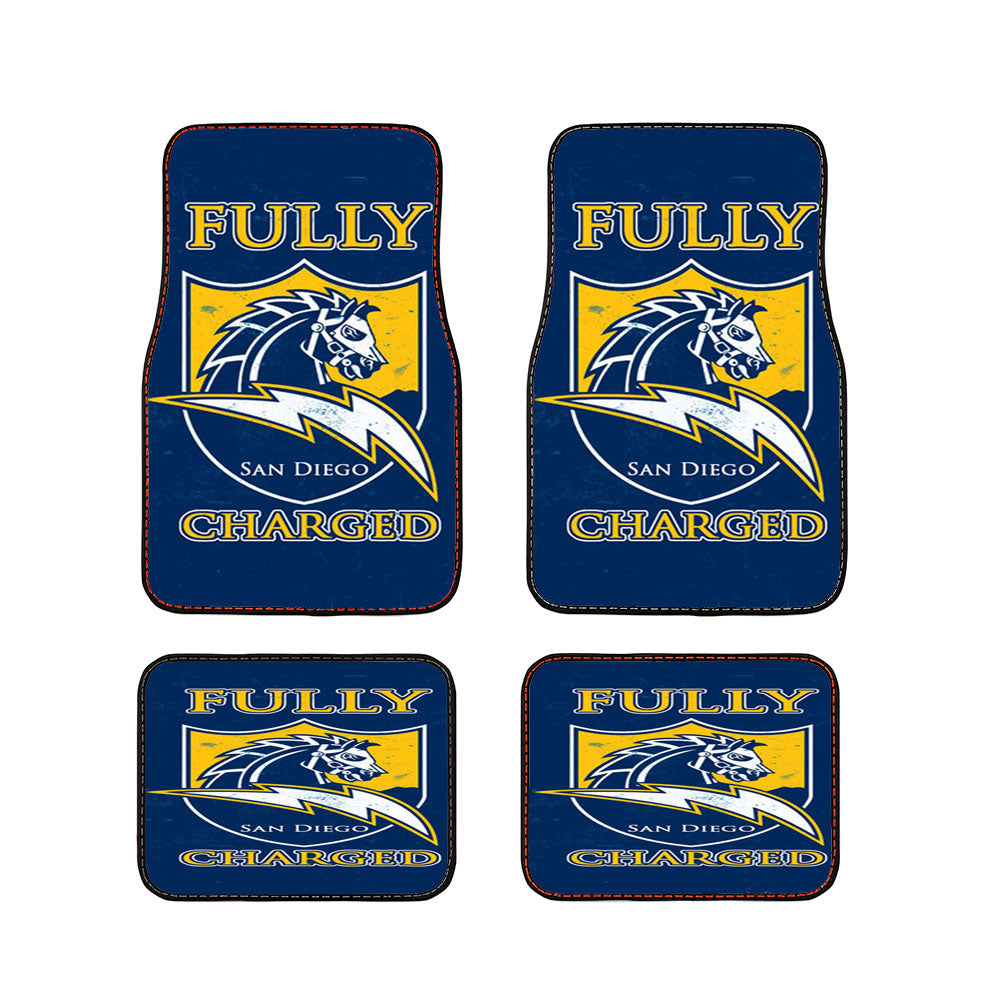 San Diego Chargers Fully Car Floor Mats Accessories
