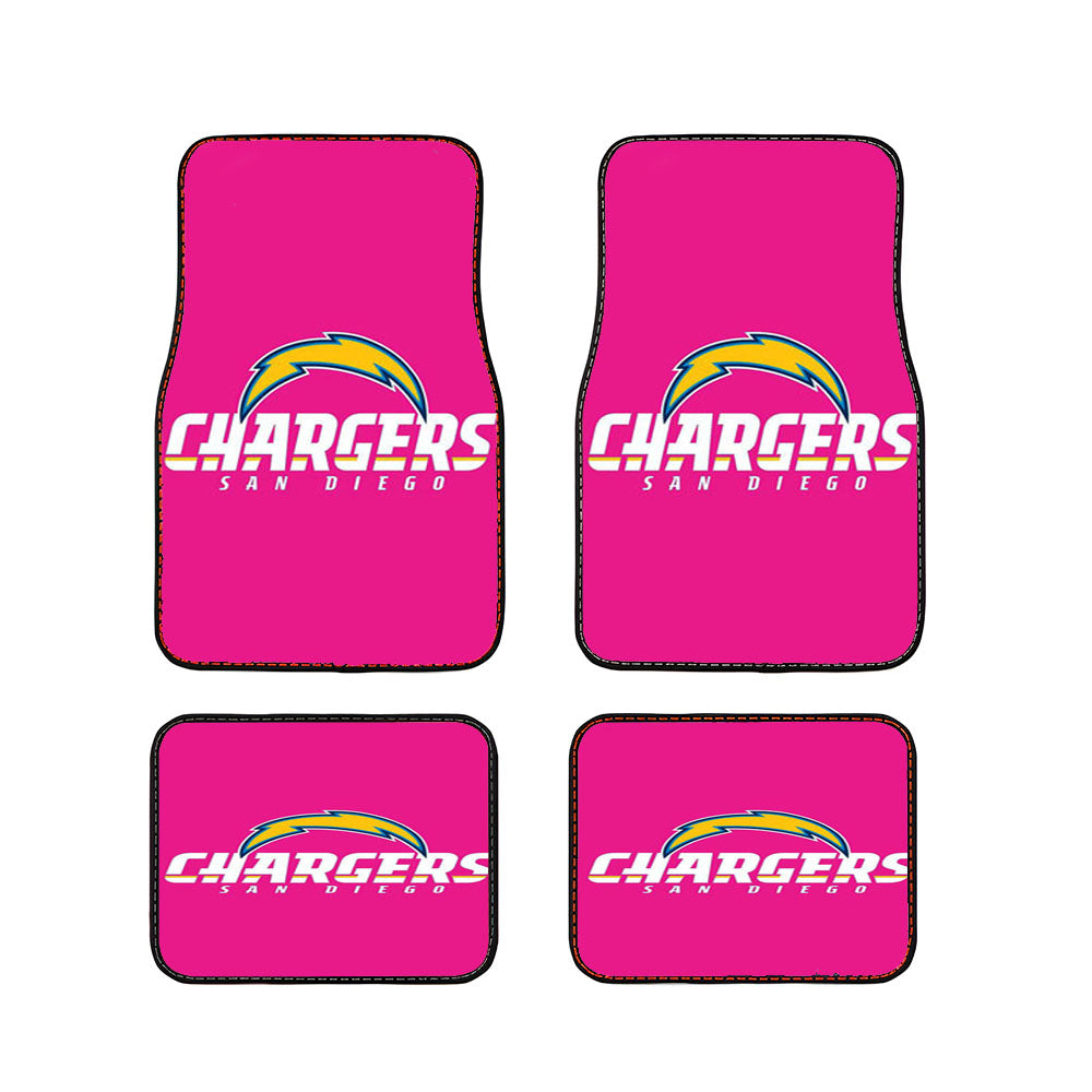 San Diego Chargers Pink Car Floor Mats Accessories