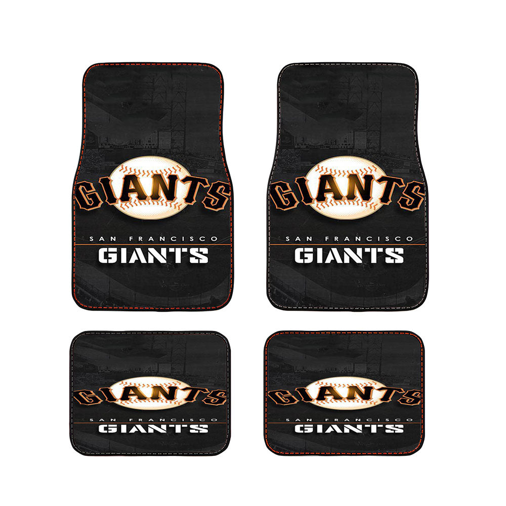 San Francisco Giants Baseball Car Floor Mats Accessories