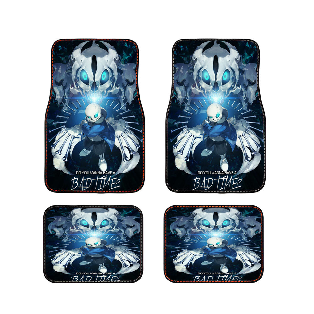 Sans The Skeleton Undertale Bad Time Car Floor Mats Accessories