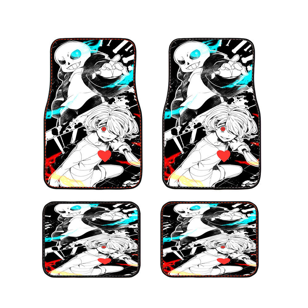 Sans X Megalovania Undertale Fanart Car Floor Mats Accessories