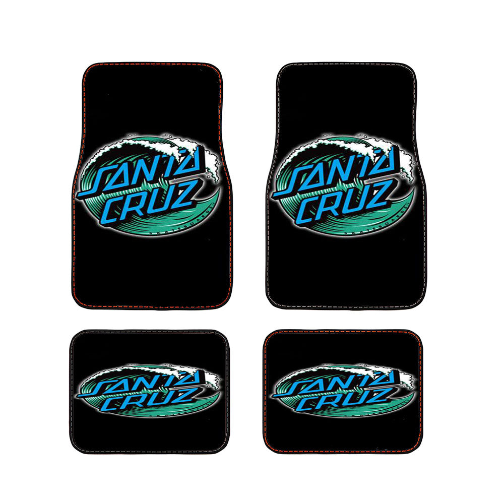 Santa Cruz Skateboard Logo Car Floor Mats Accessories