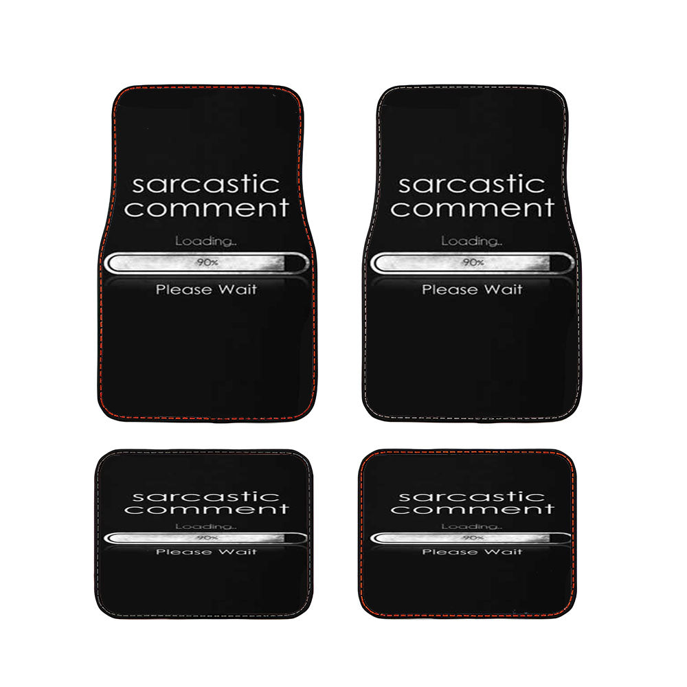 Sarcastic Comment Car Floor Mats Accessories
