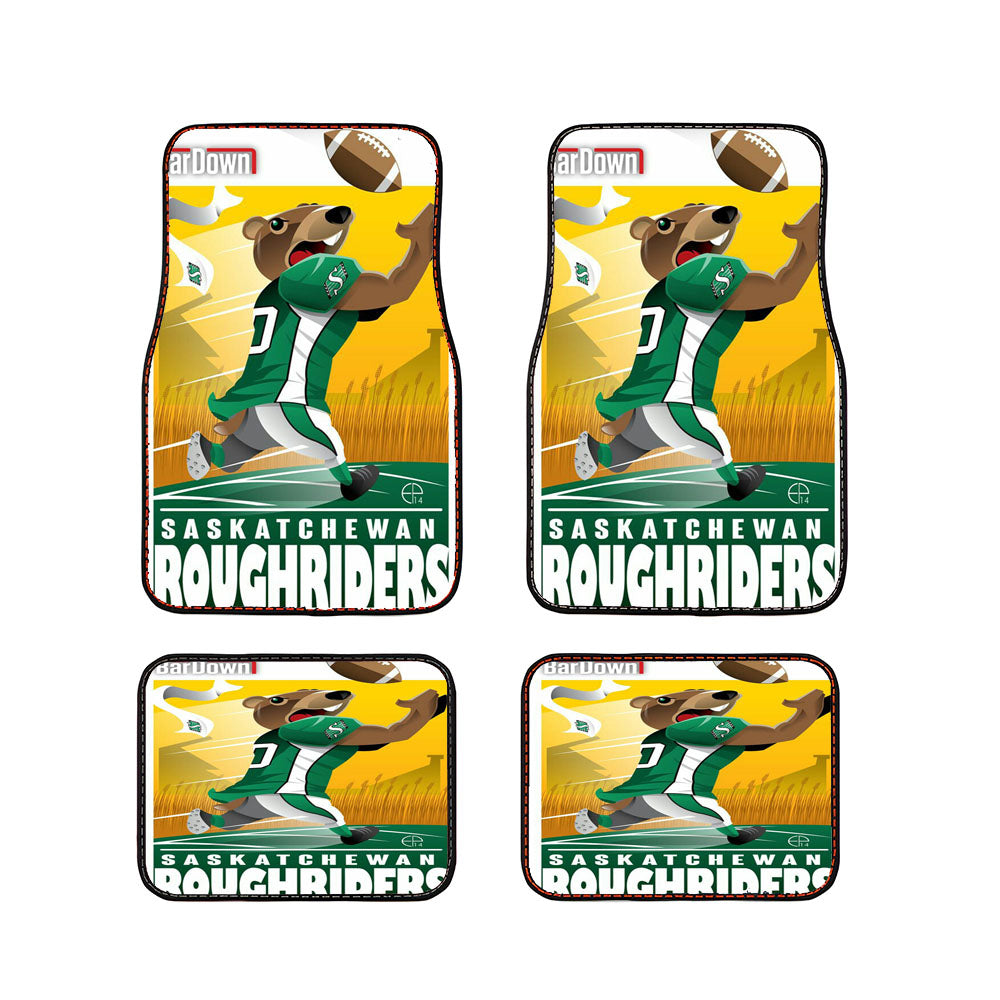 Saskatchewan Roughriders Car Floor Mats Accessories