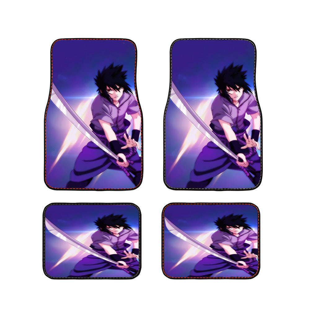 Sasuke And Sword Naruto Ninja Anime Car Floor Mats Accessories
