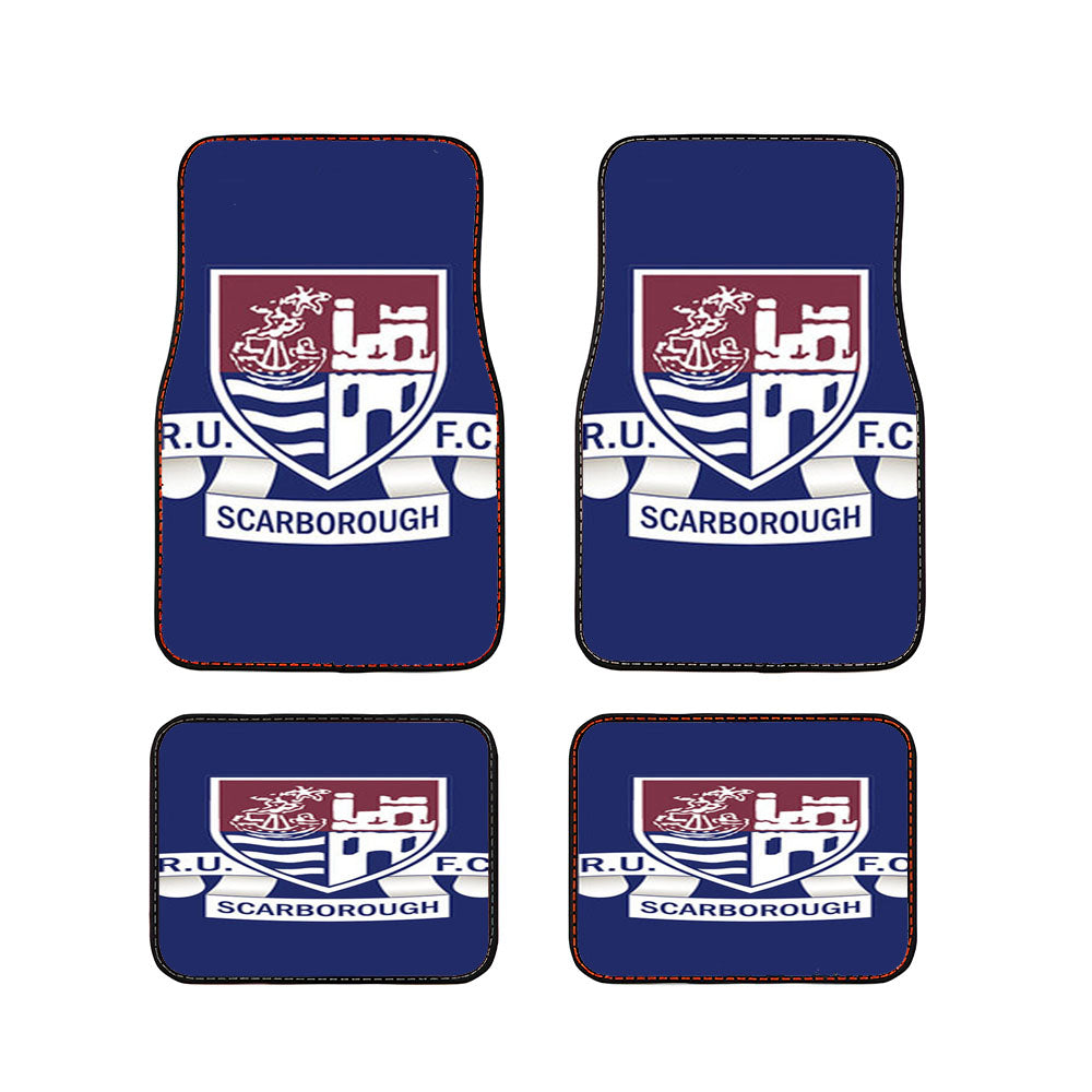 Scarborough Logo Blue Car Floor Mats Accessories