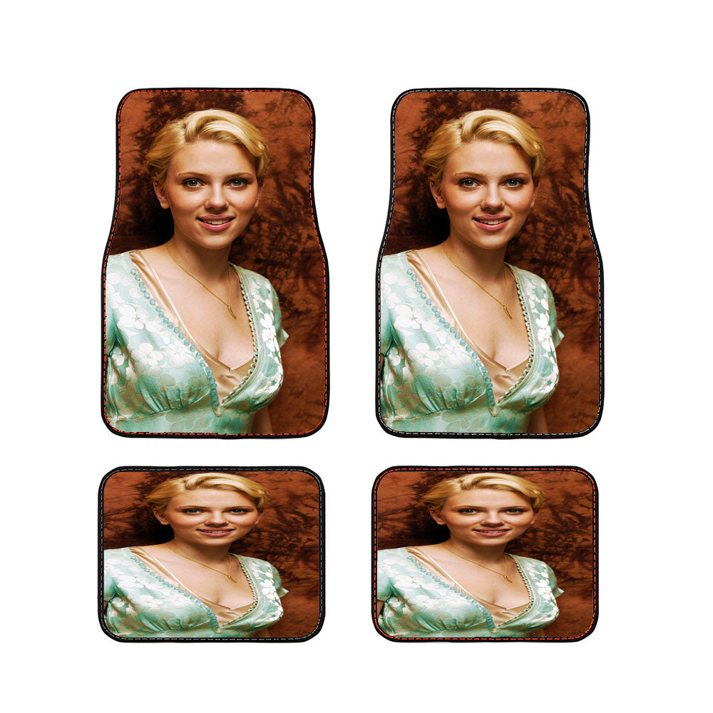 Scarlett Johansson Smile Car Floor Mats Accessories