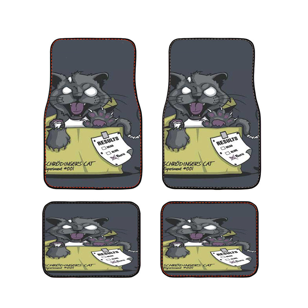 Schrodingers Cat Car Floor Mats Accessories