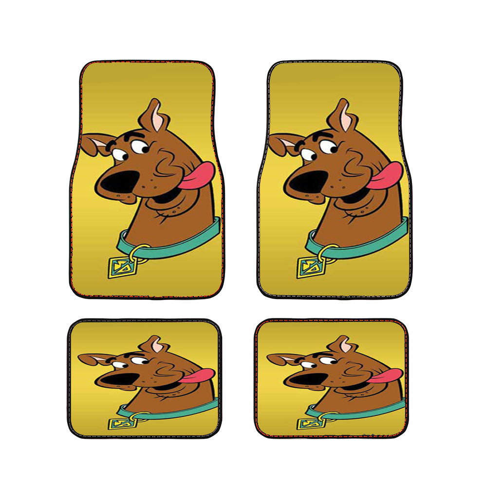 Scooby Doo Gold Fade Car Floor Mats Accessories