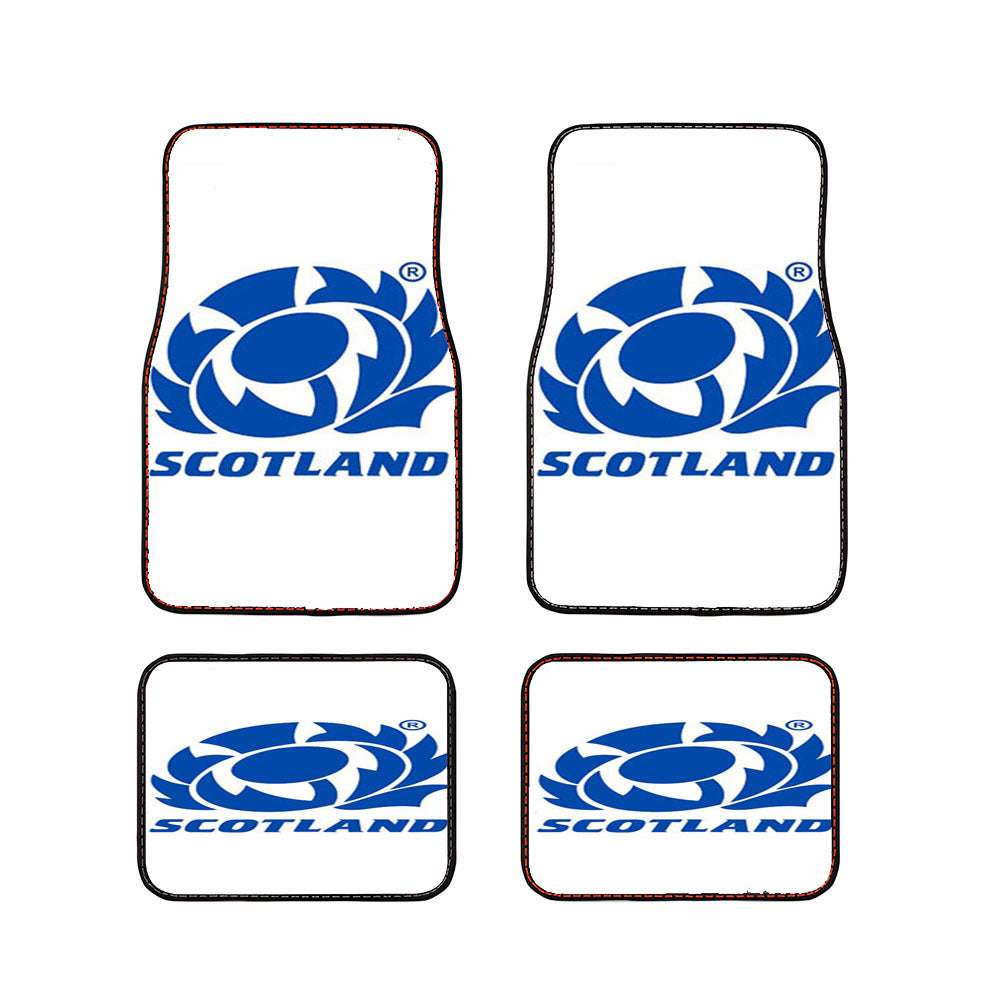Scotland Rugby Art Car Floor Mats Accessories