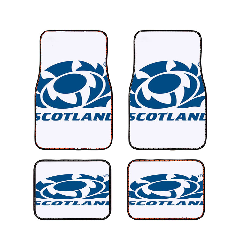 Scotland White Car Floor Mats Accessories