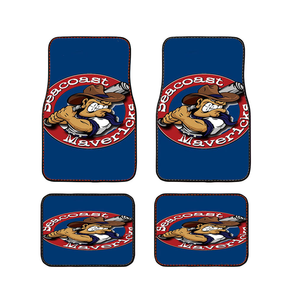 Seacoast Mavericks Baseball Logo Car Floor Mats Accessories
